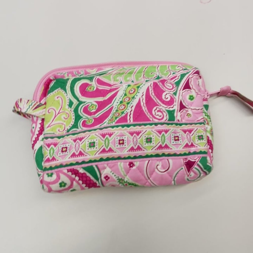 Vera Bradley Pink and green Pouch